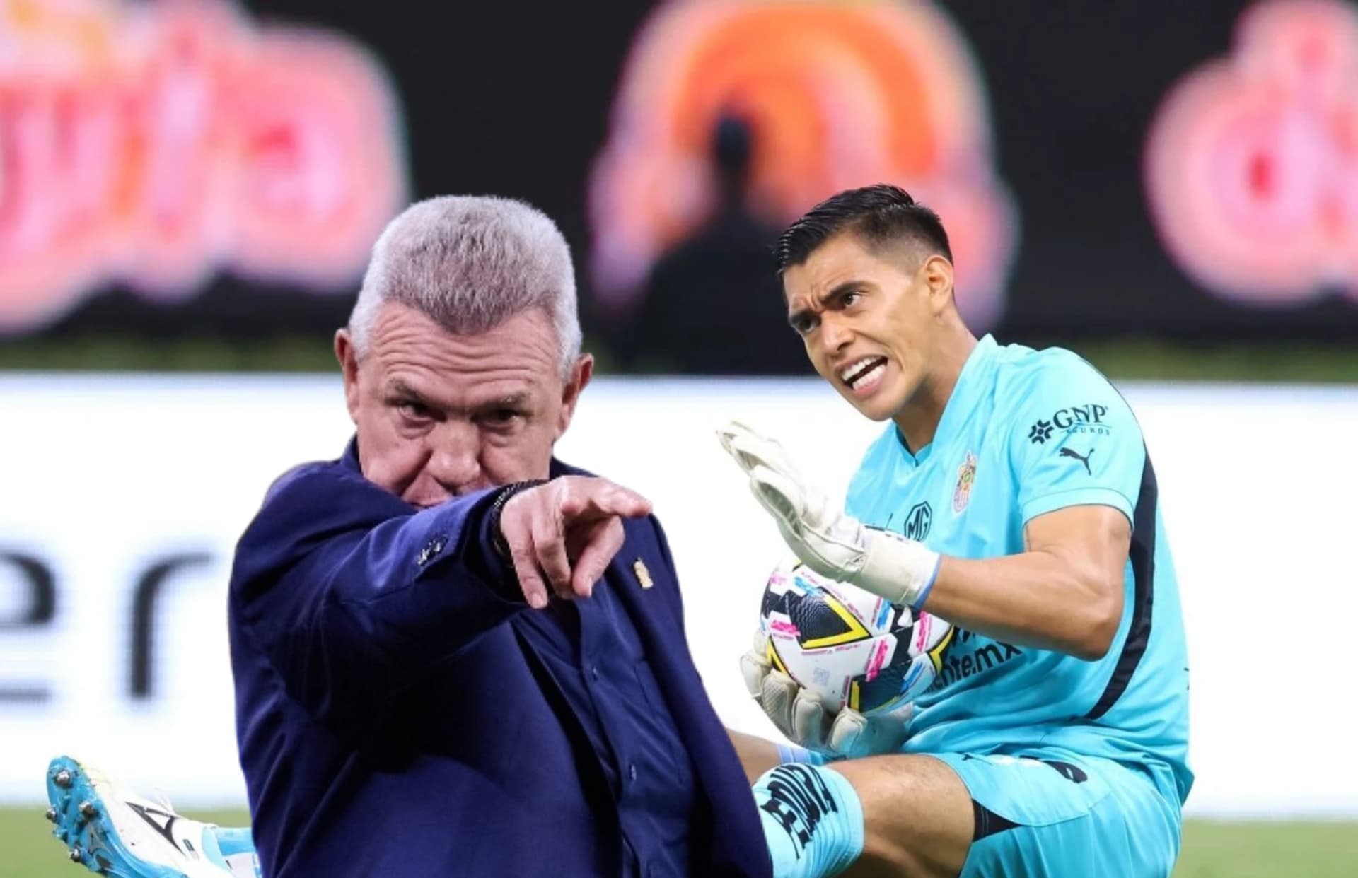Javier Aguirre y Raúl Rangel/Foto ADN 40.