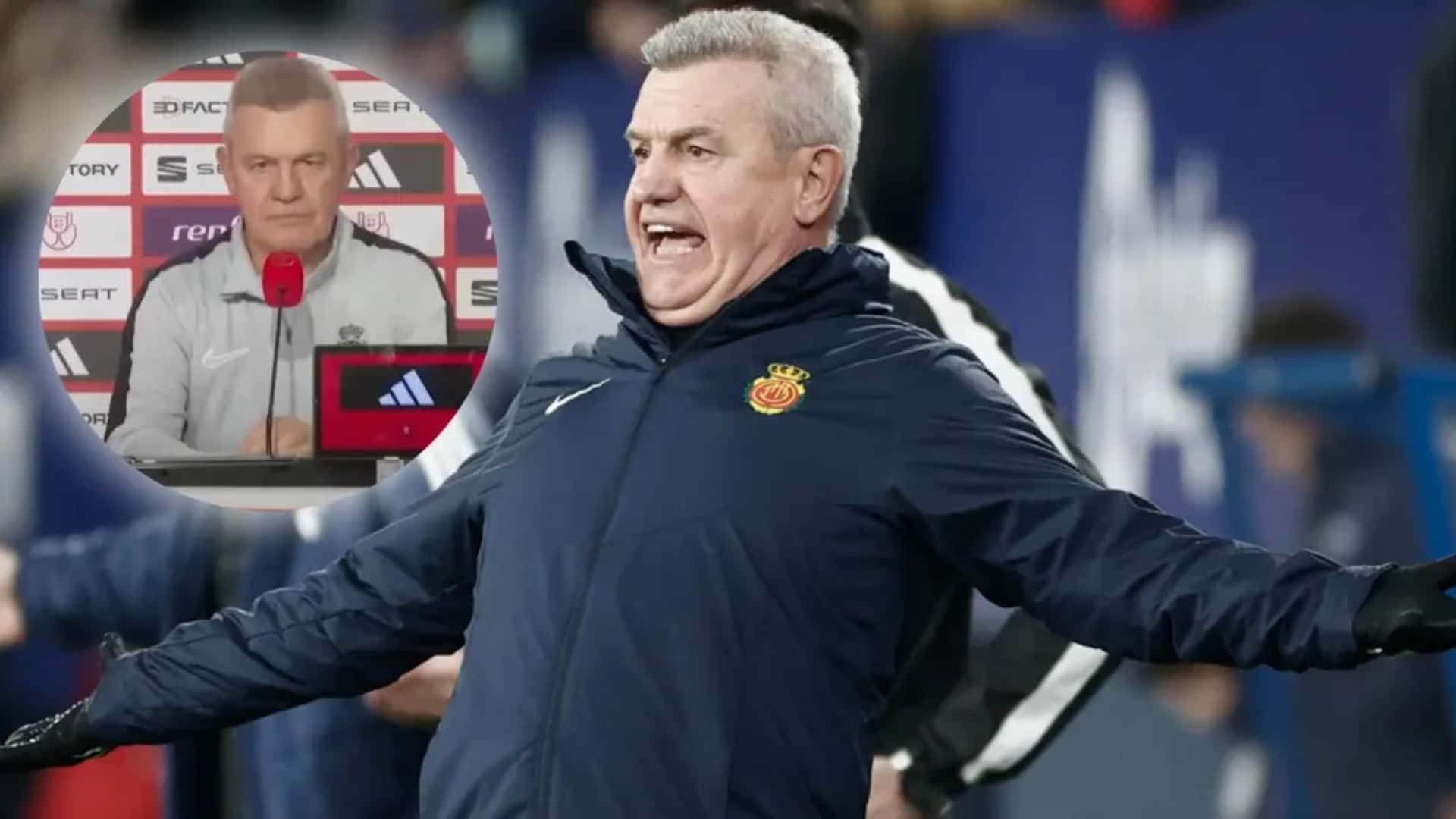 Javier Aguirre y su irritación previo a la Copa del Rey