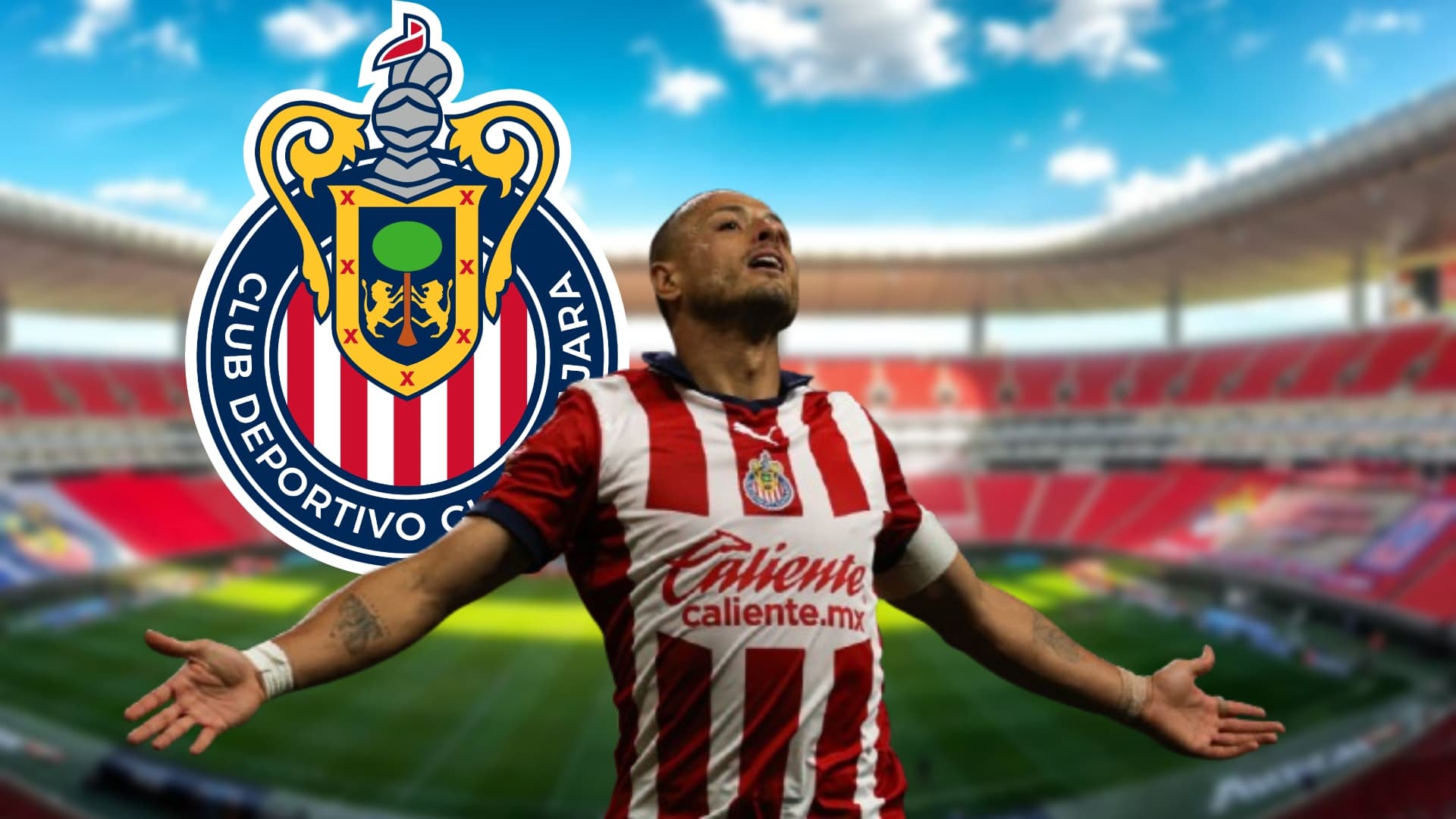 Javier Hernández con Chivas / Foto: Akron / Mexsport