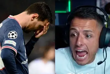 Javier Hernández despreció a Lionel Messi durante su transmisión de Streaming con Kun Agüero