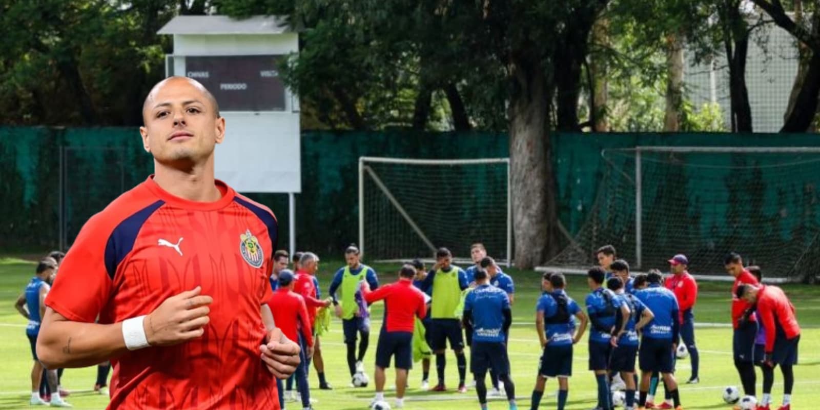 Javier Hernández en las instalaciones de Chivas / FOTO IMAGO7