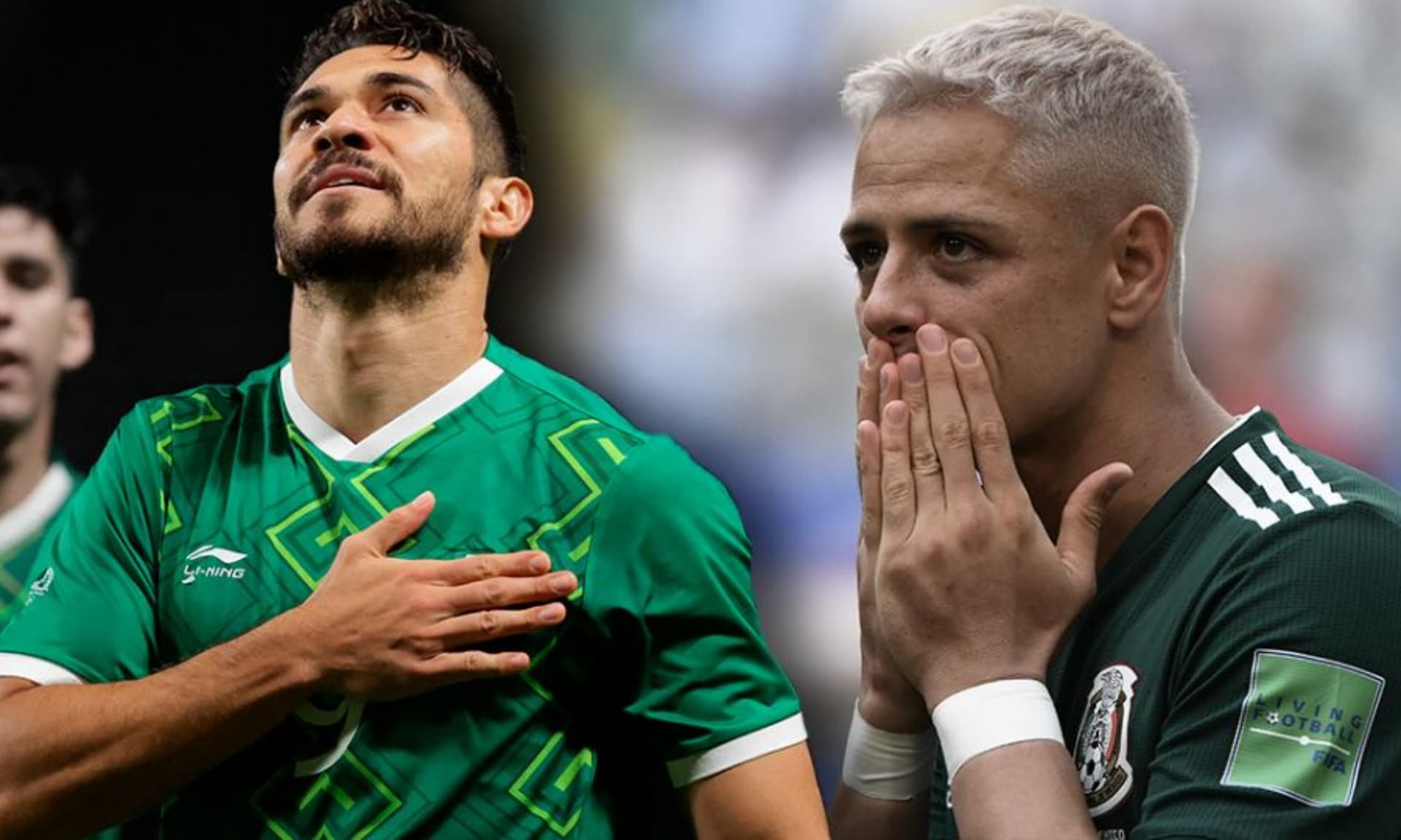 Javier Hernández y Henry Martín / Foto: @miseleccionmx / Mexport