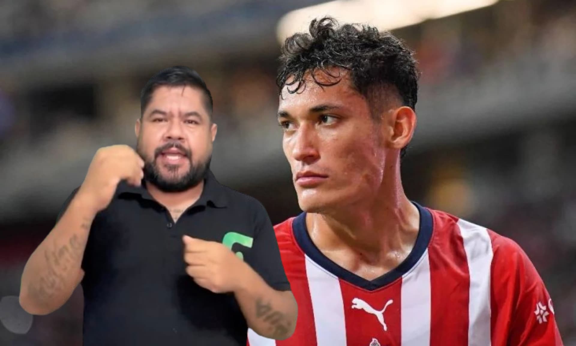 Jesús Orozco jugando un partido con las Chivas: (Fuente: Imago)