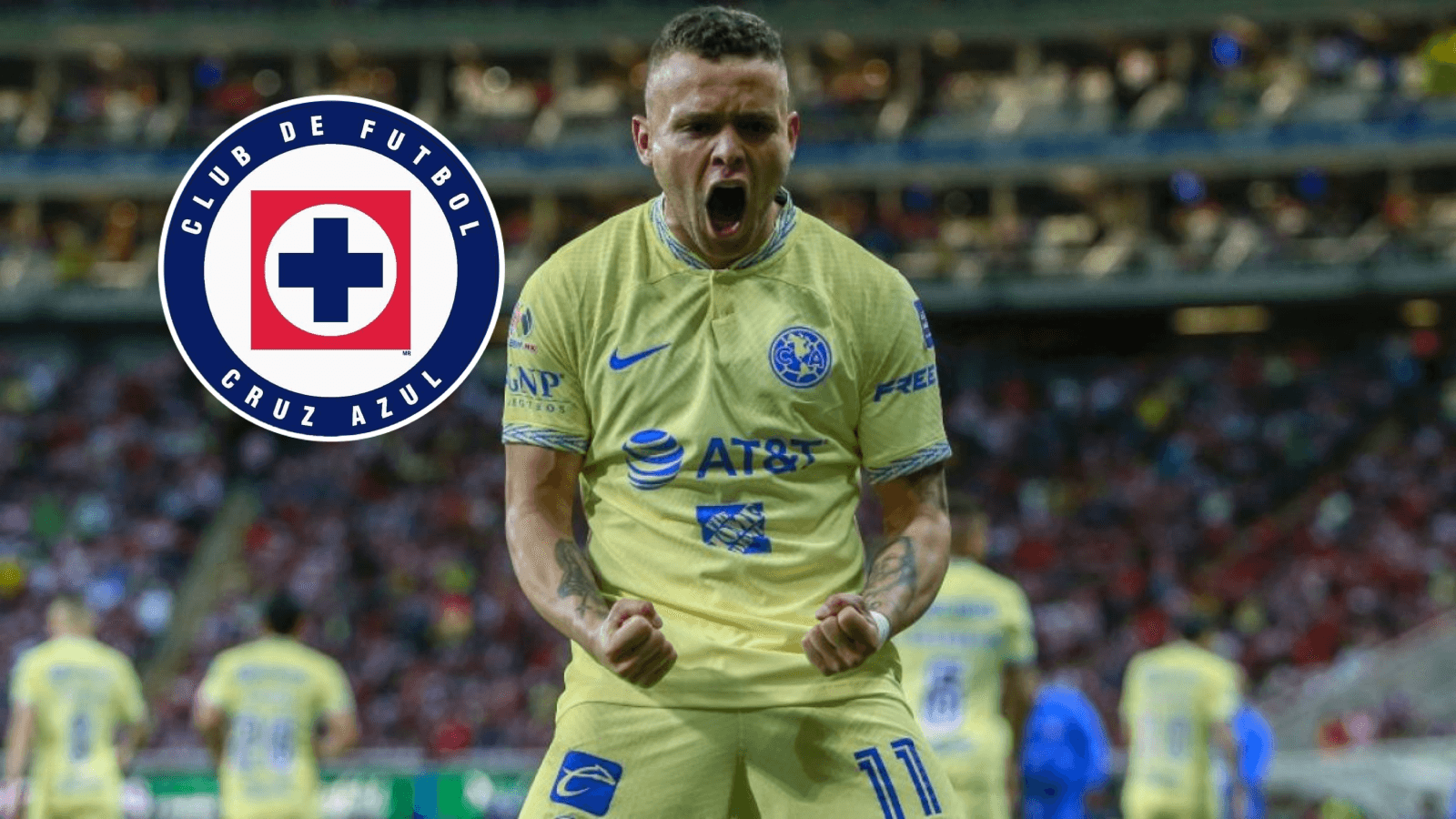 Jonathan Rodríguez sigue en mira de Cruz Azul