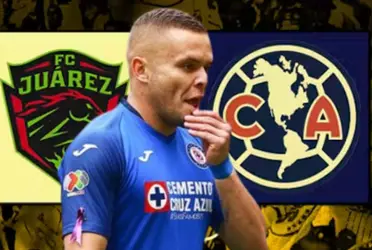 Jonathan Rodríguez y la sorpresa al América con Cruz Azul en pleno partido vs Juárez