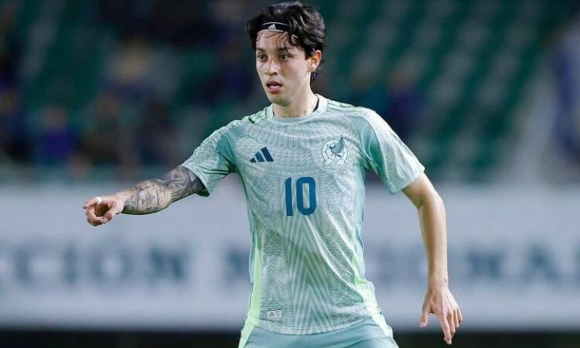 Jordan Carrillo con la selección nacional de México (Fuente: FMF)