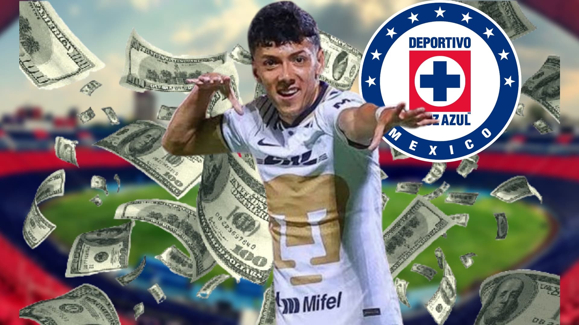 Jorge Ruvalcaba festejando un gol / Imagen: Atlante FC