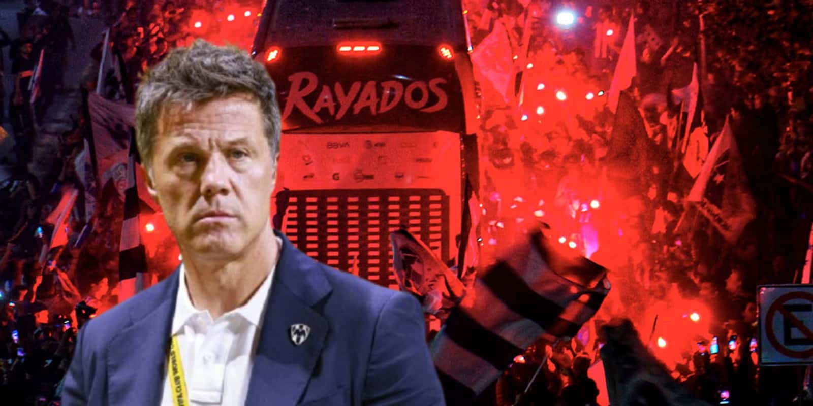 José Antonio Noriega junto a la tribuna de Rayados / FOTO ABC
