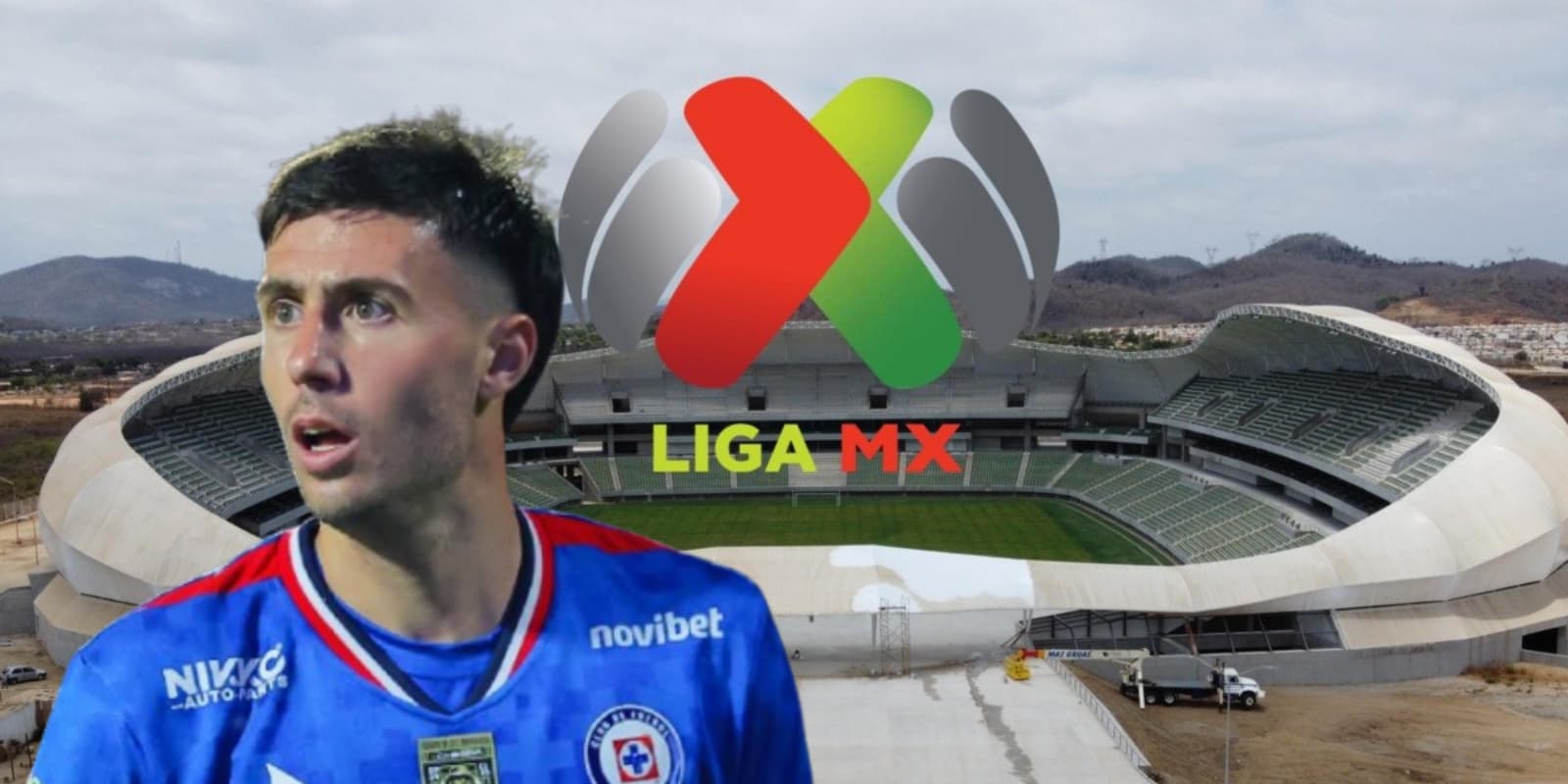 José Paradela junto a estadio de fútbol / FOTO JUAN FÚTBOL