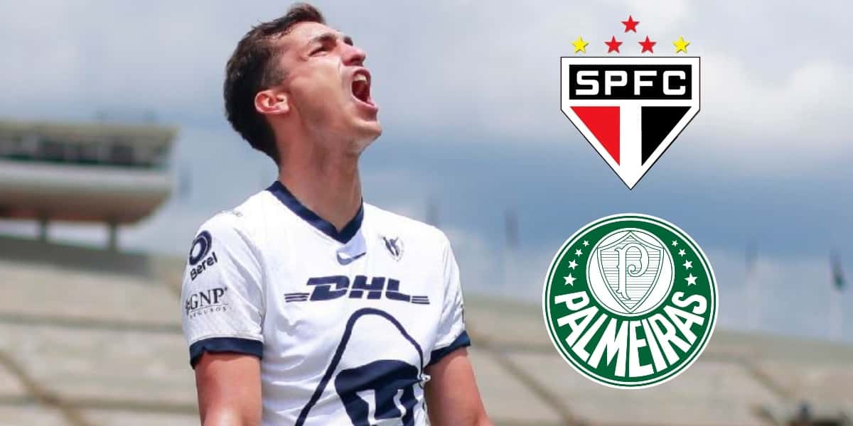 Juan Ignacio Dinenno ha despertado el interés en el fútbol brasileño, pero Pumas no lo quiere dejar ir tan fácilmente.