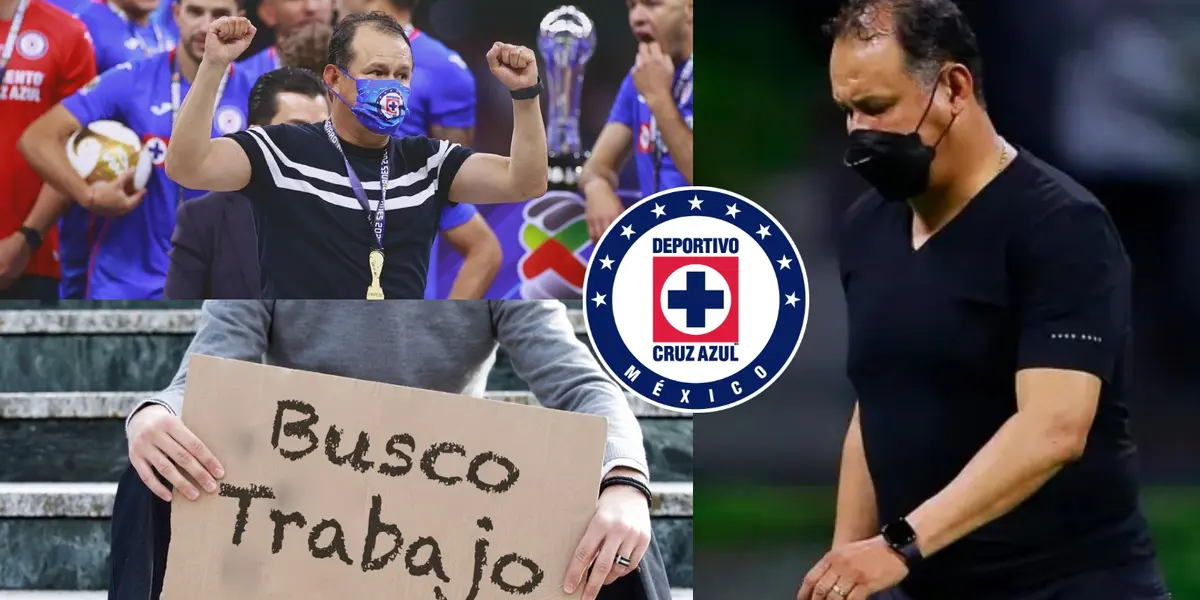 Juan Reynoso es del entrenador que logró la ansiada novena estrella para Cruz Azul; sin embargo, por los malos resultados dejaría el plantel