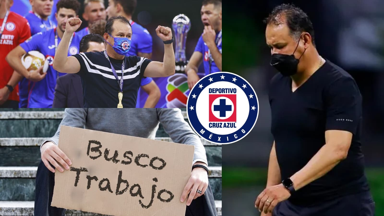 Juan Reynoso es del entrenador que logró la ansiada novena estrella para Cruz Azul; sin embargo, por los malos resultados dejaría el plantel