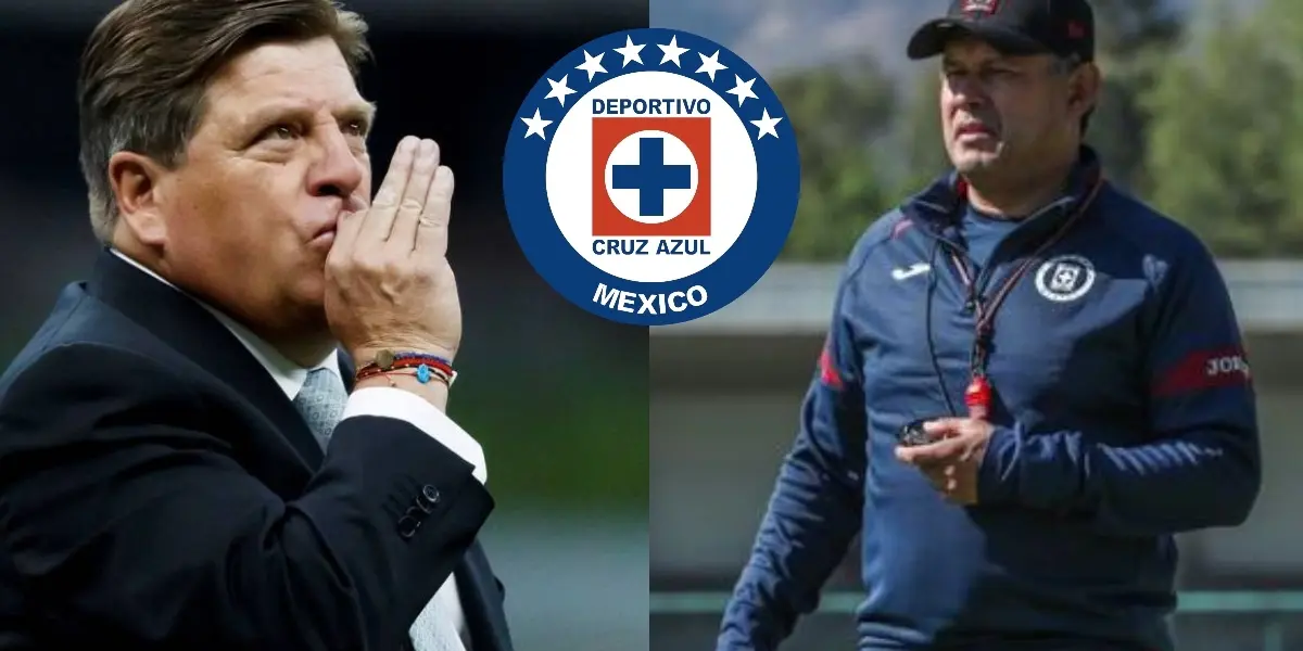 juan Reynoso no convence en Cruz Azul y piden a Miguel Herrera, pero el Piojo querría un jugador como condición para aceptar.