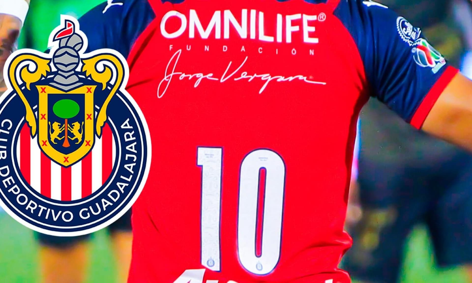 Jugador con la playera 10 de Chivas (Fuente: Dale Chivas)