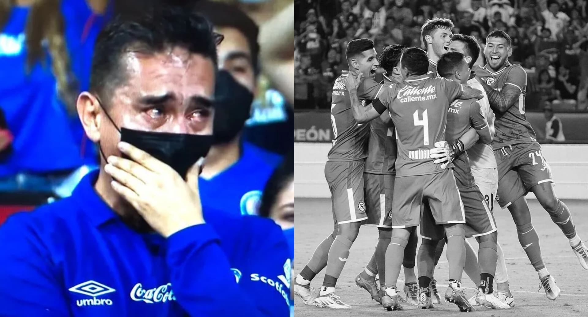 Jugador de Cruz Azul sale lesionado ante las Chivas rayadas