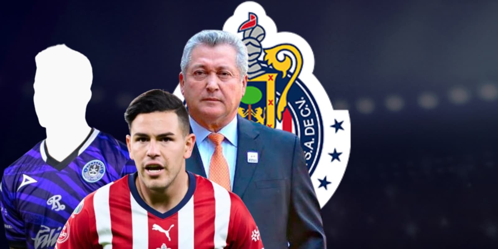 Jugador incógnito de Mazatlán junto a Alan Torres y Víctor Vucetich / FOTO Facebook