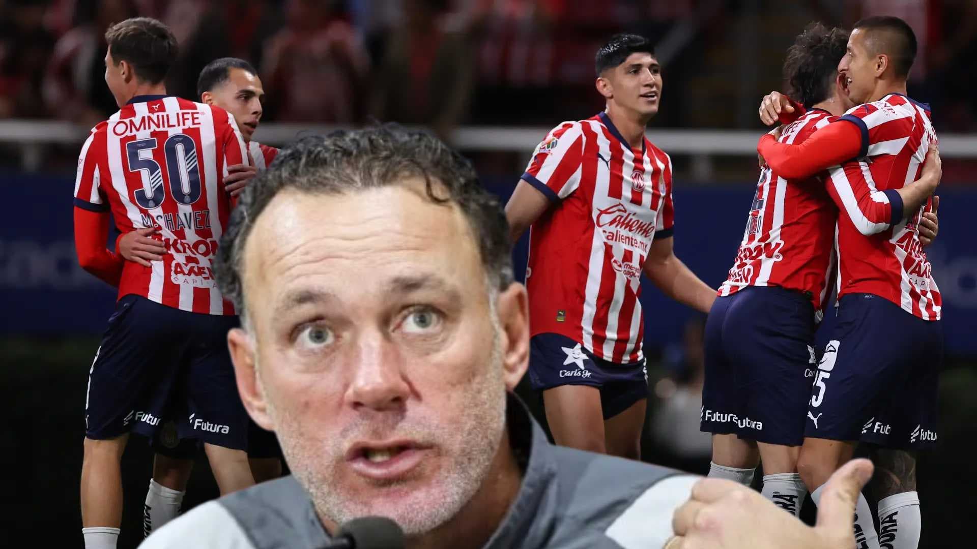 Jugadores de Chivas y Gabriel Milito