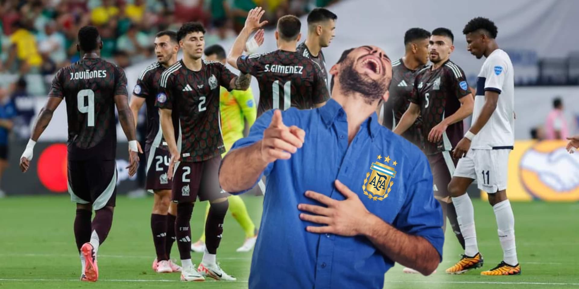 Jugadores de la Selección Mexicana tras la derrota de México (Fuente: Diario AS)