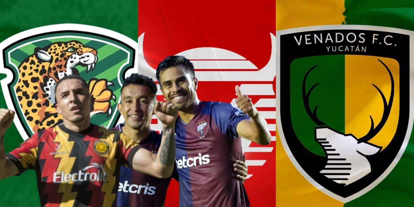 Jugadores de Leones Negros y Atlante junto a Chiapas, Toros Neza y Venados / FOTO IMAGO7