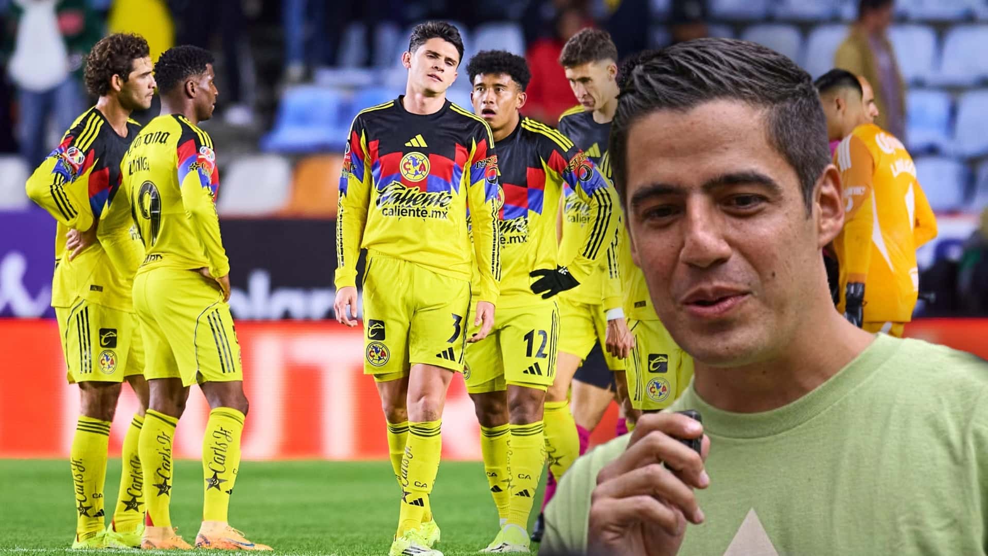 Jugadores del América atrás del empate con Pachuca y Andrés Vaca