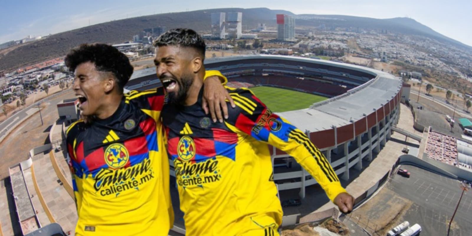 Jugadores del América en el Estadio Corregidora / FOTO MEDIOTIEMPO