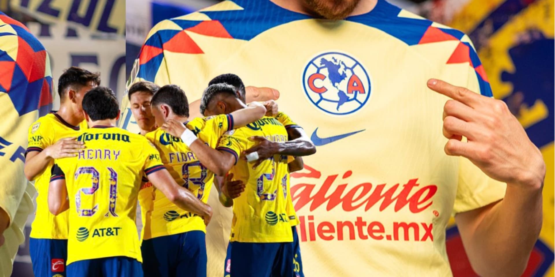 Jugadores del América (Fuente: MEXSPORT)