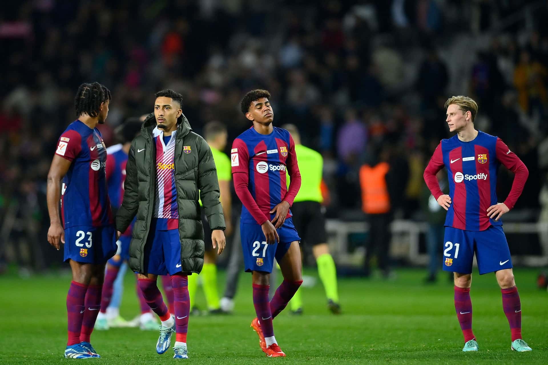 Jugadores del Barcelona (Foto: El Mundo).