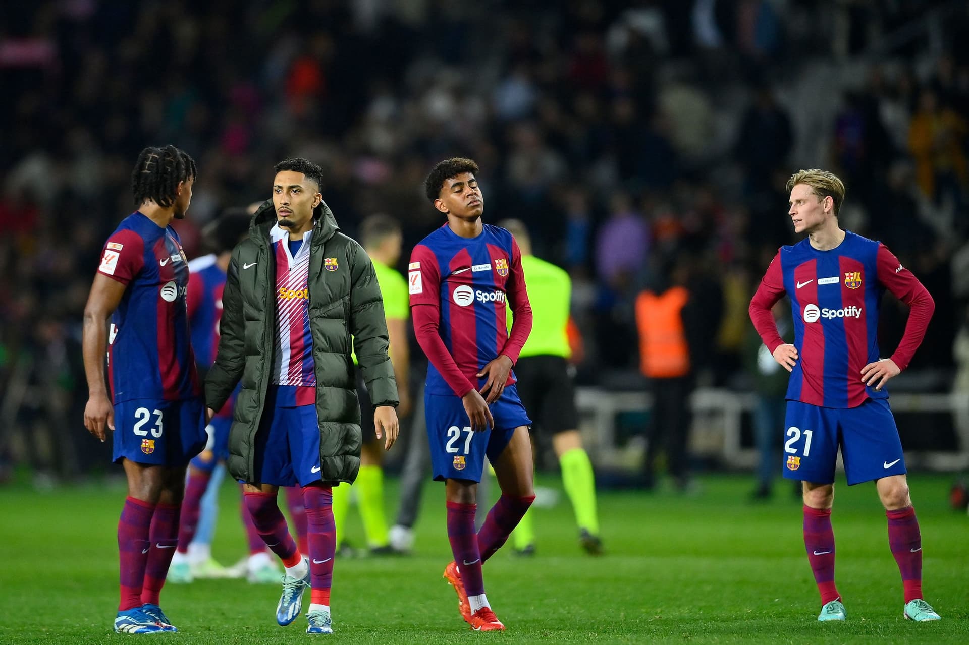 Jugadores del Barcelona (Foto: El Mundo).