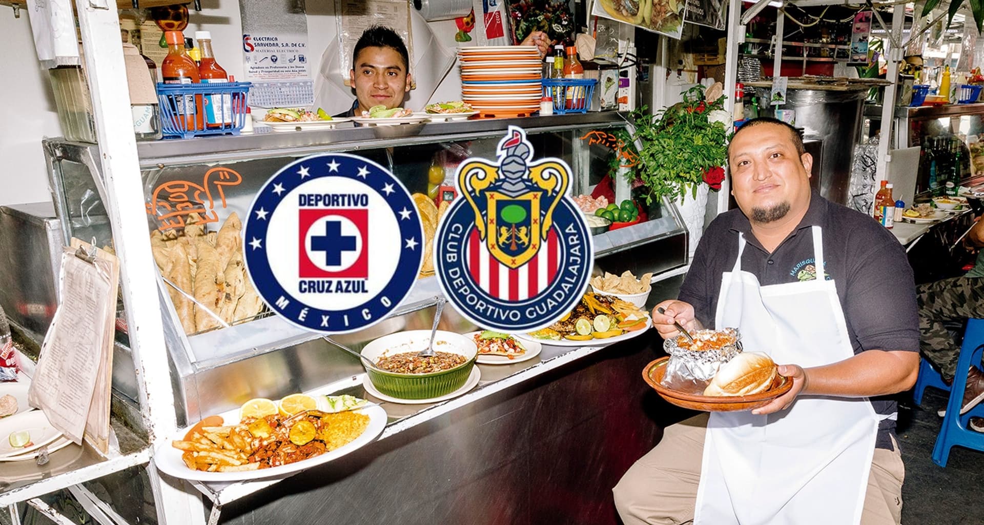 Jugó en los dos equipos más importantes de México, ahora se dedica a la venta de comida en un mercado.