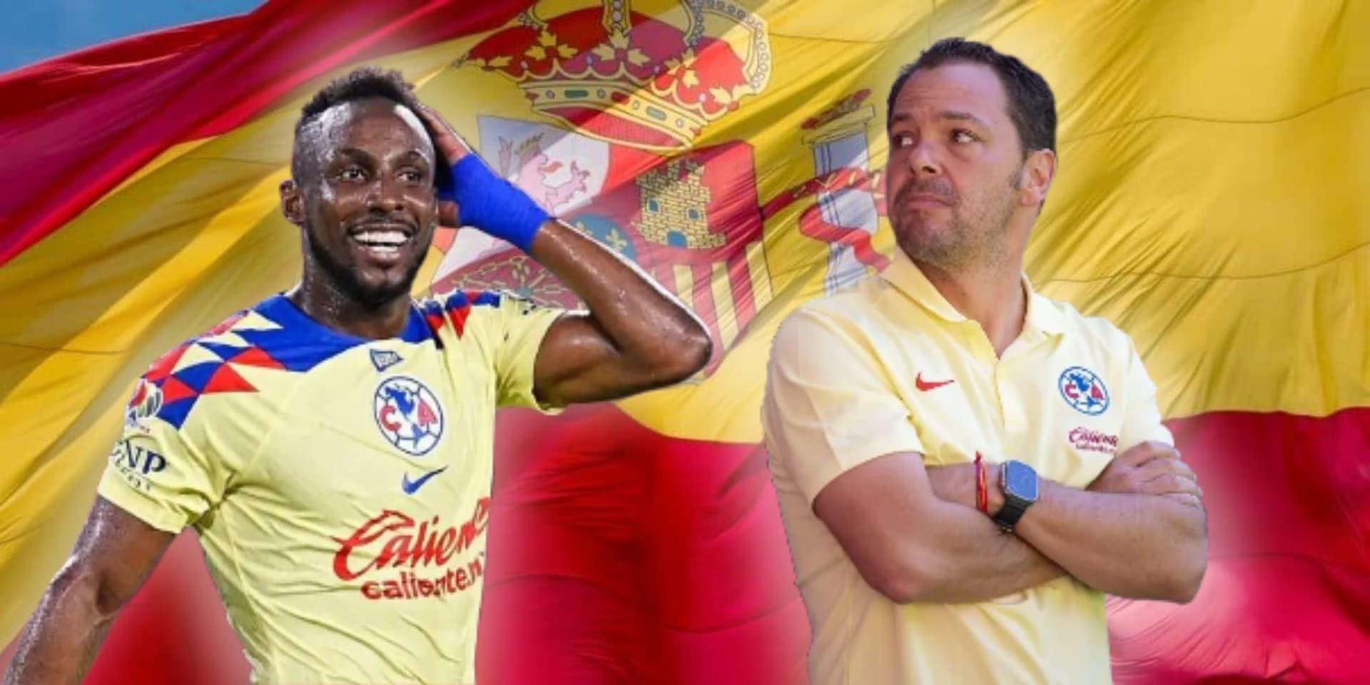 Julián Quiñones durante su etapa como jugador del América (Fuente: Diario Marca)
