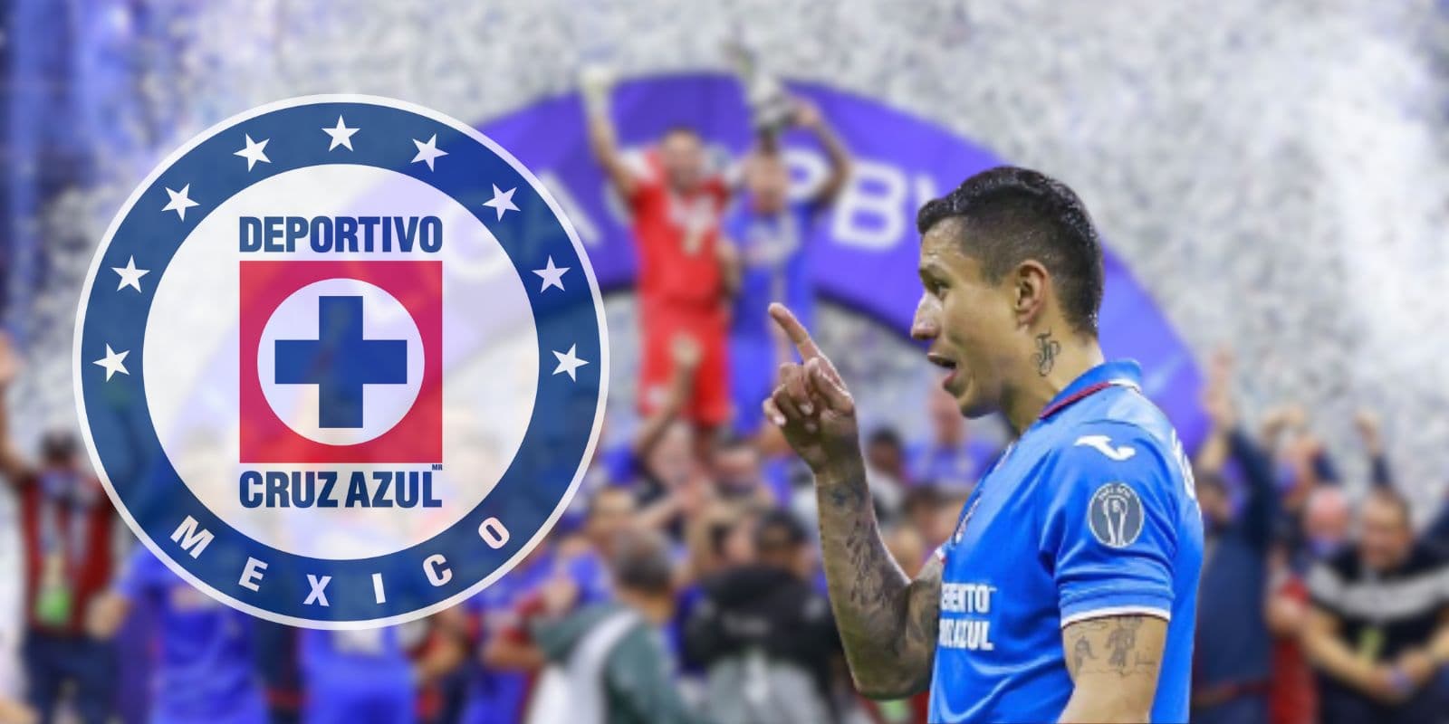 Julio César Domínguez en un partido de Concachampions con Cruz Azul