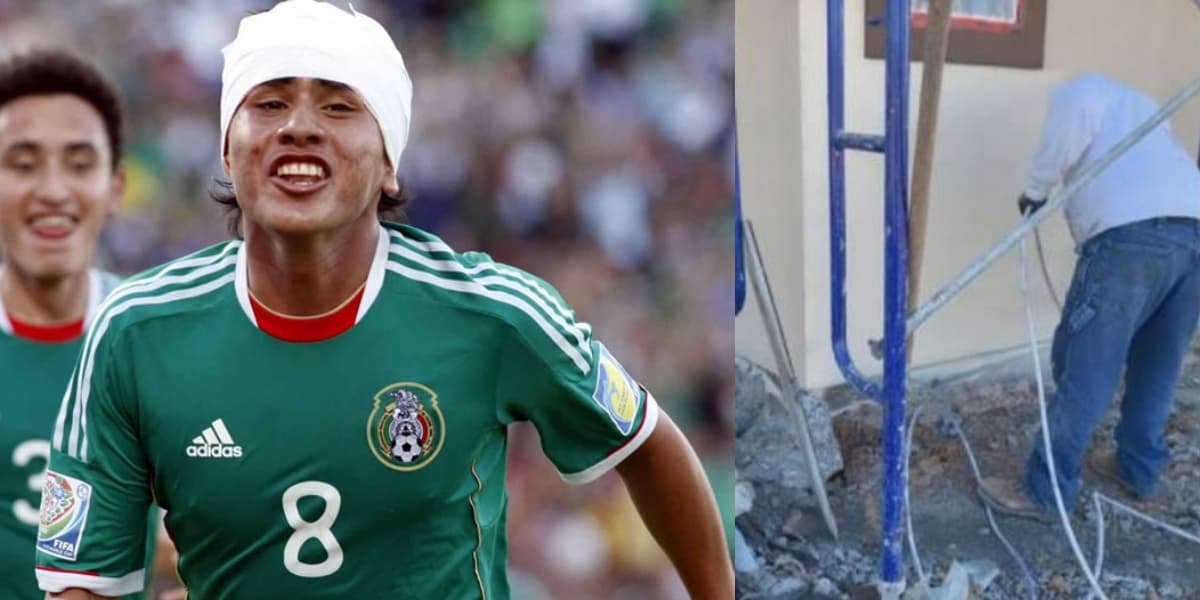 Julio Gómez no le huye al trabajo y ahora está en el sector de la construcción, luego de haber sido el mejor jugador del mundo en 2011
