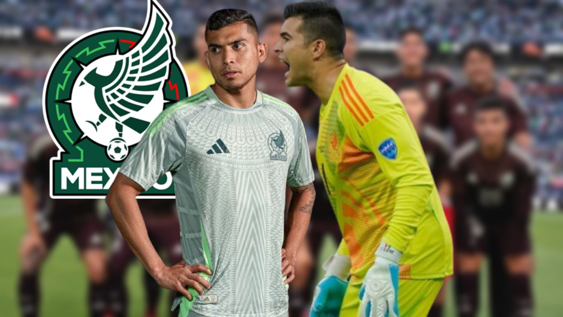 Julio González y Orbelín Pineda / Foto: Selección Mexicana de Futbol
