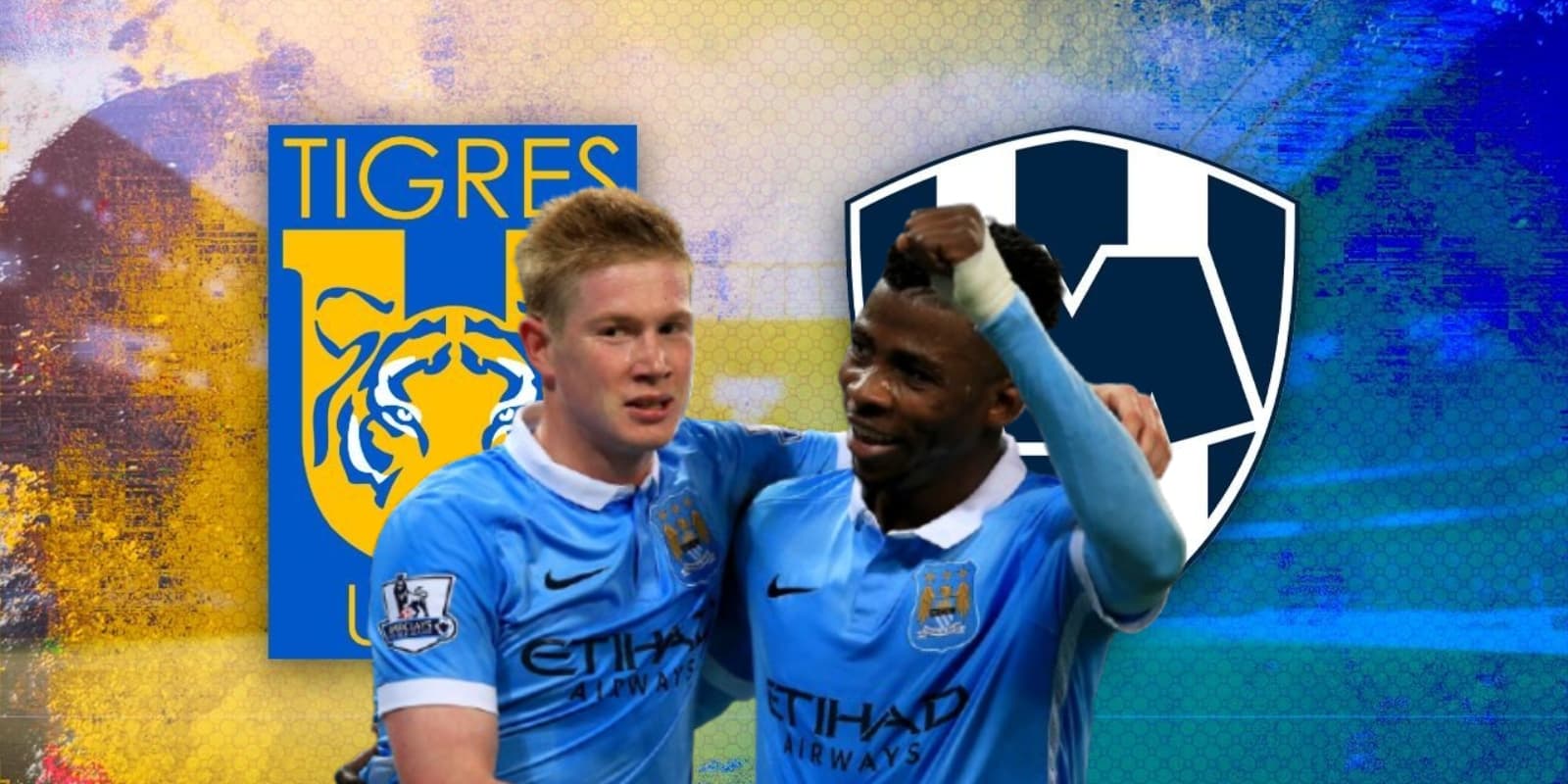 Kevin De Bruyne junto a Kelechi Iheanacho / FOTO SKY SPORTS