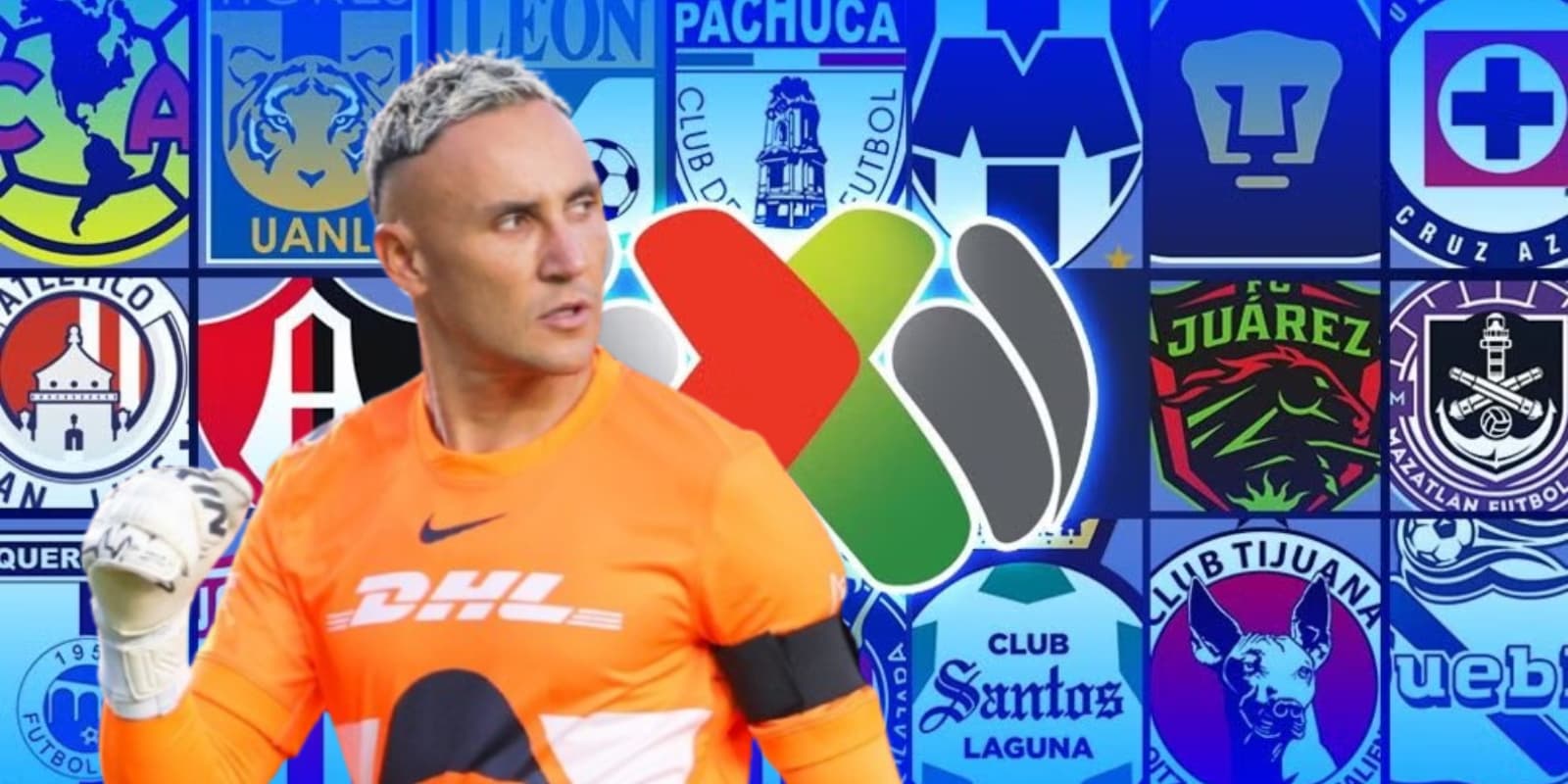 Keylor Navas junto a clubes de la Liga MX / FOTO PRETEL