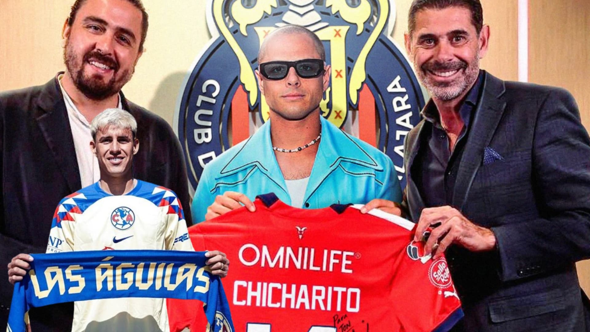 La diferencia entre el precio de la playera del Chicote y Chicharito