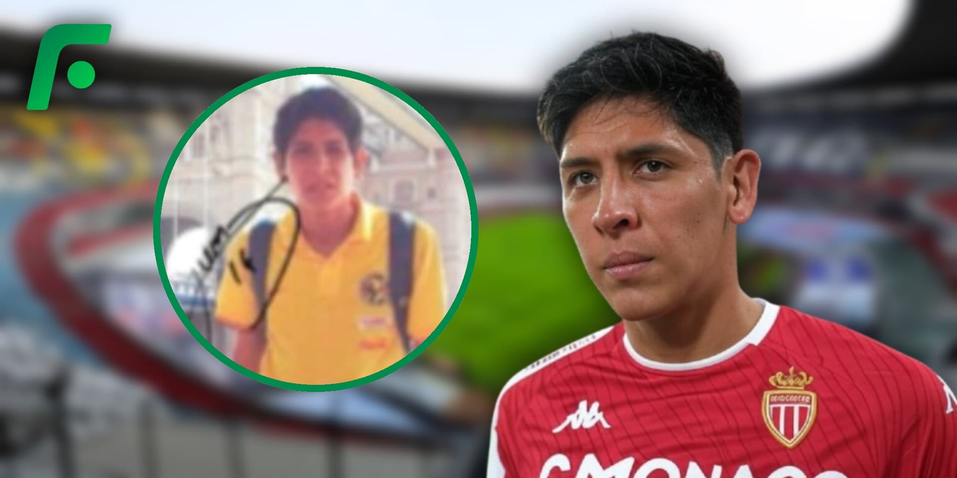 Edson Álvarez con la playera de AS Mónaco