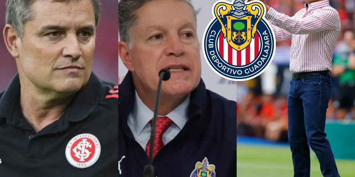 La directiva de las Chivas habló con el técnico Diego Aguirre sobre el puesto de Director Técnico.