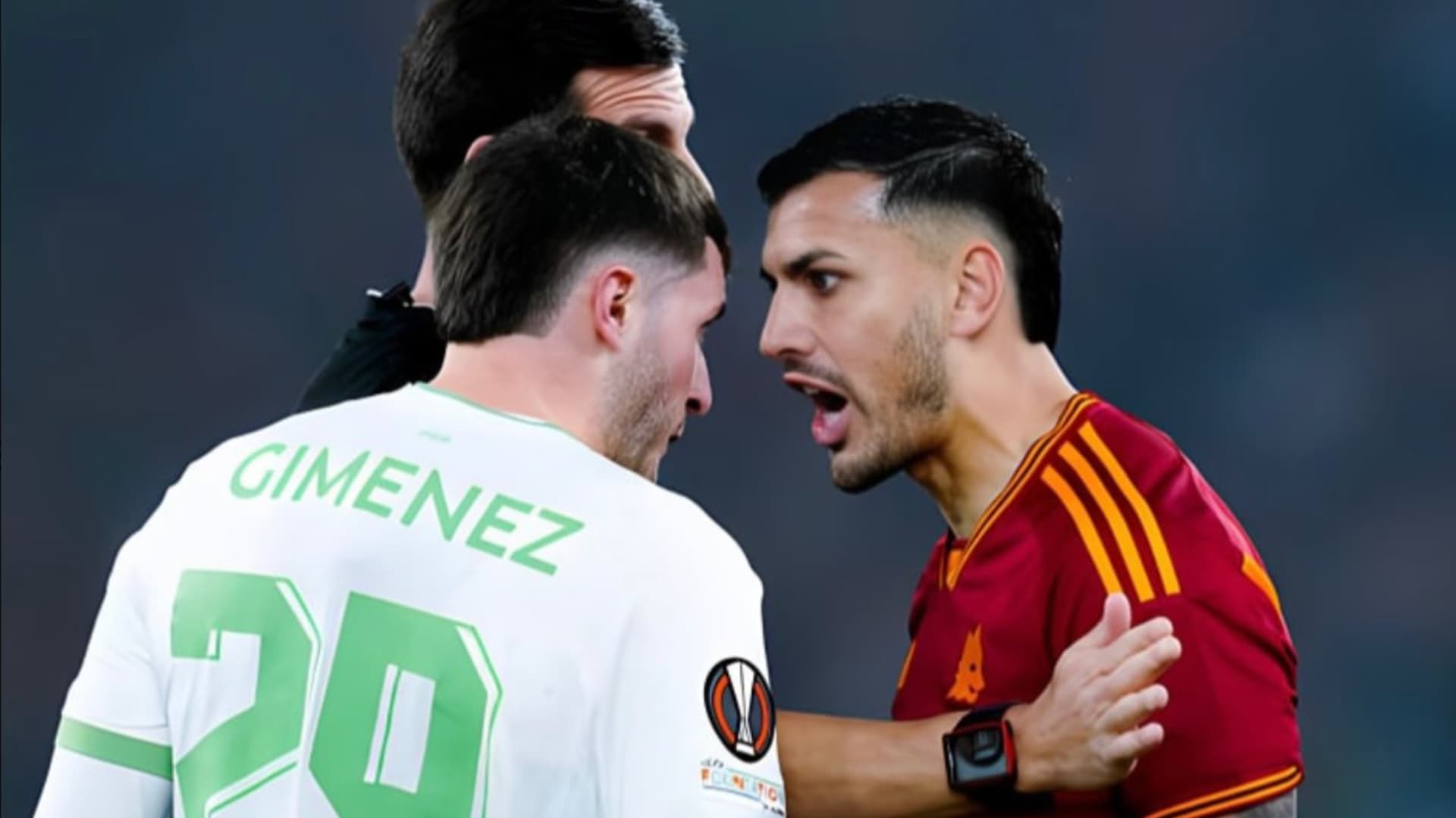 La discusión entre Paredes y Giménez
