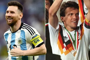 La ex estrella del fútbol alemán apuntó contra la FIFA por otorgarle el premio al argentino. 