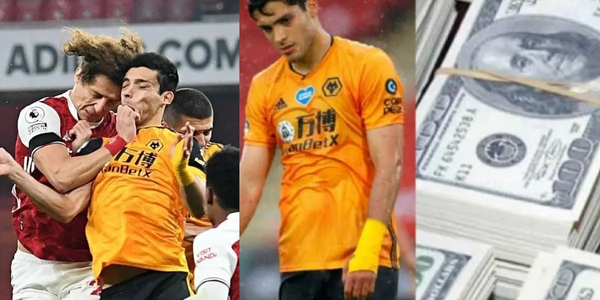La lesión del jugador mexicano y del golpe que le dio el brasileño podría traer consecuencias, en una baja de salario.