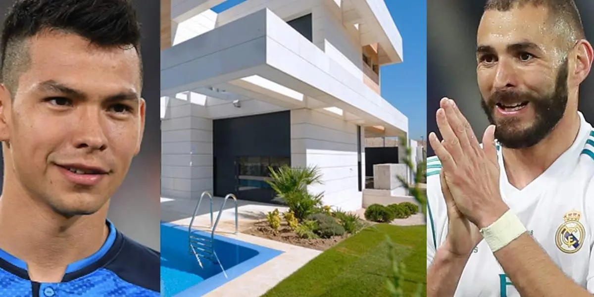 La lujosa casa donde viviría Hirving Lozano y lo que tendría que pagar de renta para ser vecino de Karim Benzema.