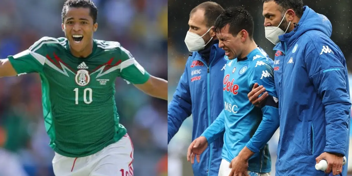 La mentalidad es la clave. Hirving Lozano terminó un partido lesionado pero apoyó a sus compañeros, Giovani dos Santos y lo que hizo en un mundial y perjudicó a México.