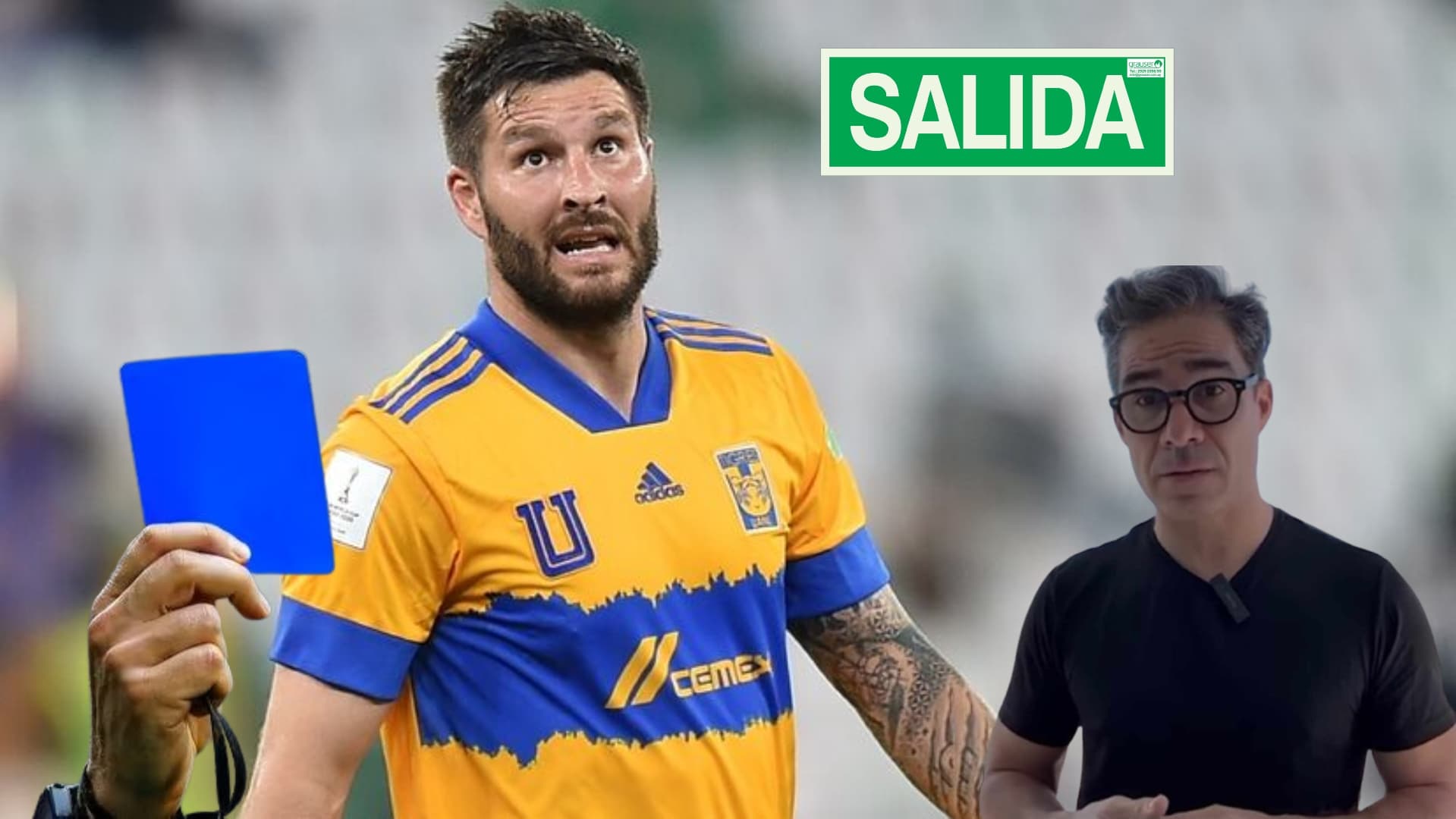 La nuevo tarjeta azul del fútbol mundial podría darle graves problemas a Gignac.
