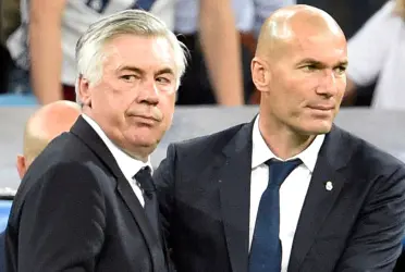 La partida de Carlo Ancelotti del Real Madrid parece cada vez más evidente y Zinedine Zidane levanta la mano para reemplazarlo
