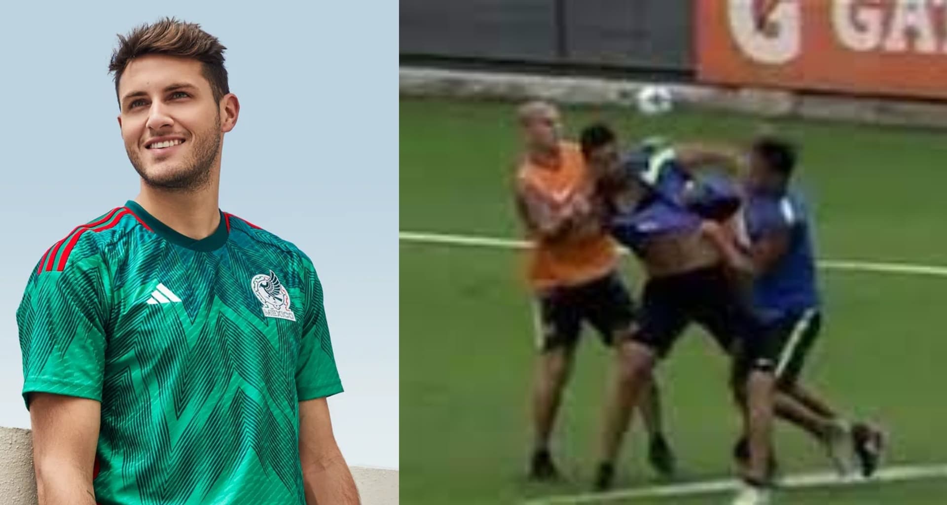 La primera bronca que tuvo el Chaquito Giménez, quien solo hace goles, quiere apoyar al equipo, pero ya le truncan la carrera.