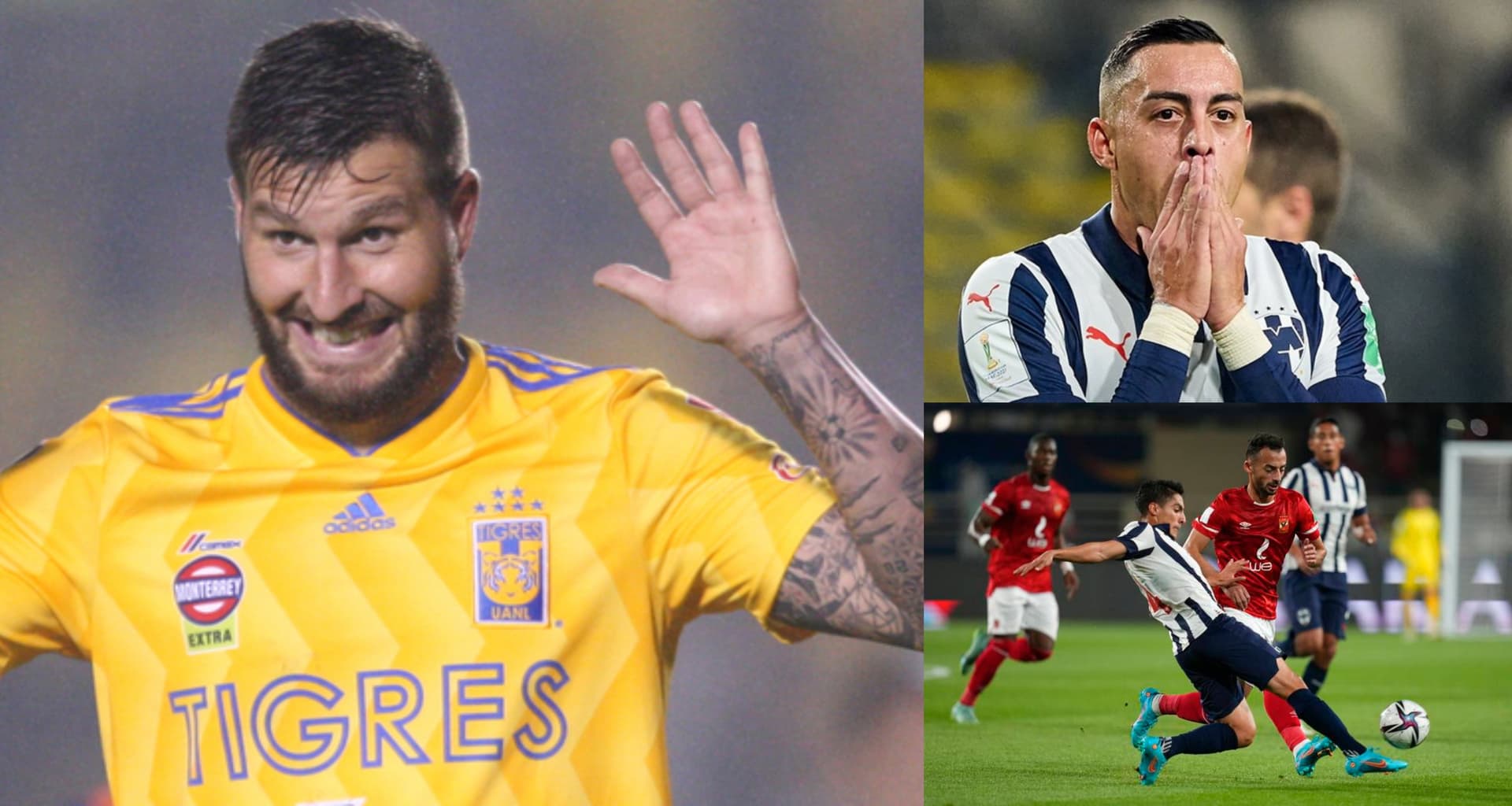 La reacción de André Gignac tras ver el fracaso de Monterrey, decían que iban a ganarle al Palmeiras y ni le pasaron al Al Alhy.