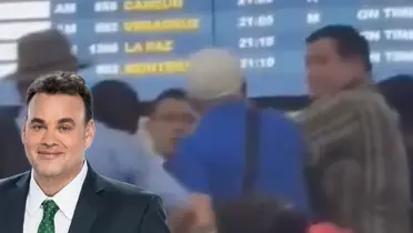 La reacción de David Faitelson sobre el viral enojo de Ferretti en el aeropuerto
