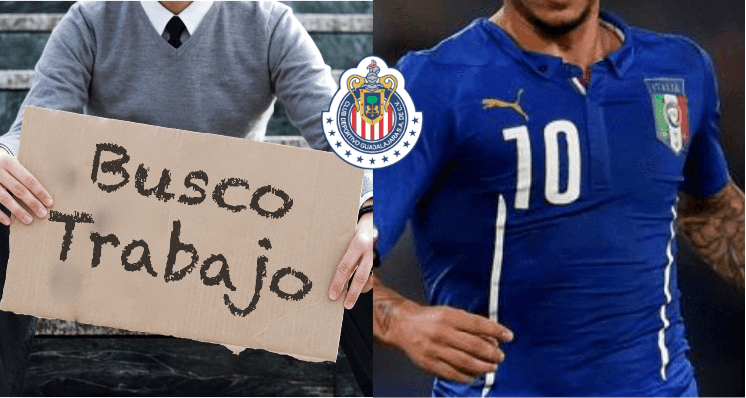 La rompió con el Guadalajara, dejó en el piso al 10 de la Selección de Italia, ahora nadie lo quiere y busca trabajo.