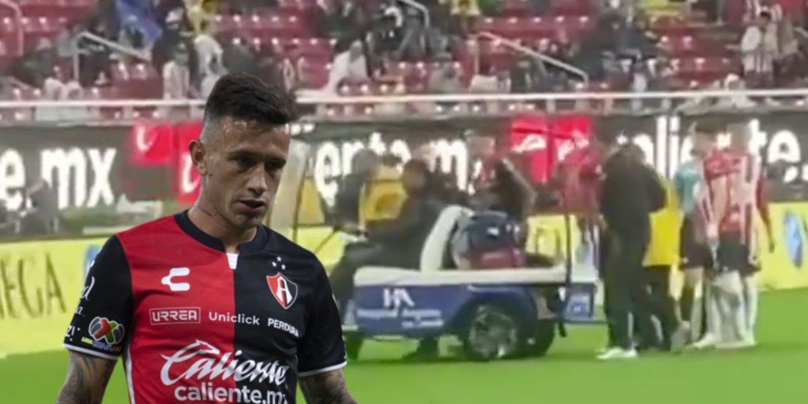 La terrible lesión del Huevo Lozano en el Chivas vs Atlas